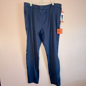 MONDETTA Men's Outdoor Project Blue Zip Leg Performance Jogger Pants NWT SZ/XXL